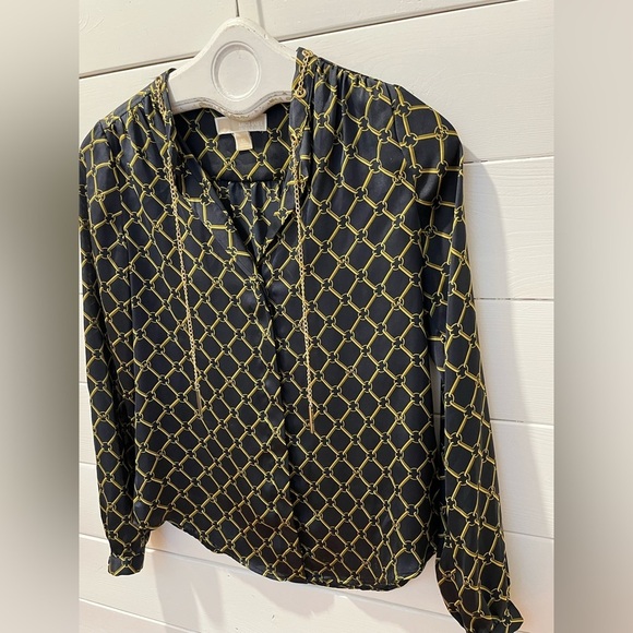 💙 Chain Print Blouse - Michael Kors - XS - Picture 8 of 8